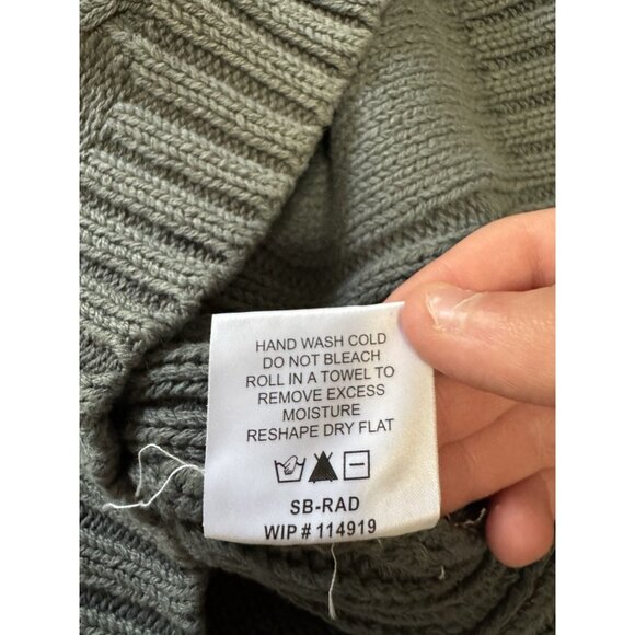 Woolrich Women Crewneck‎ Sweater Size XL Cotton Fisherman Knit Heavy Classic - Picture 9 of 11